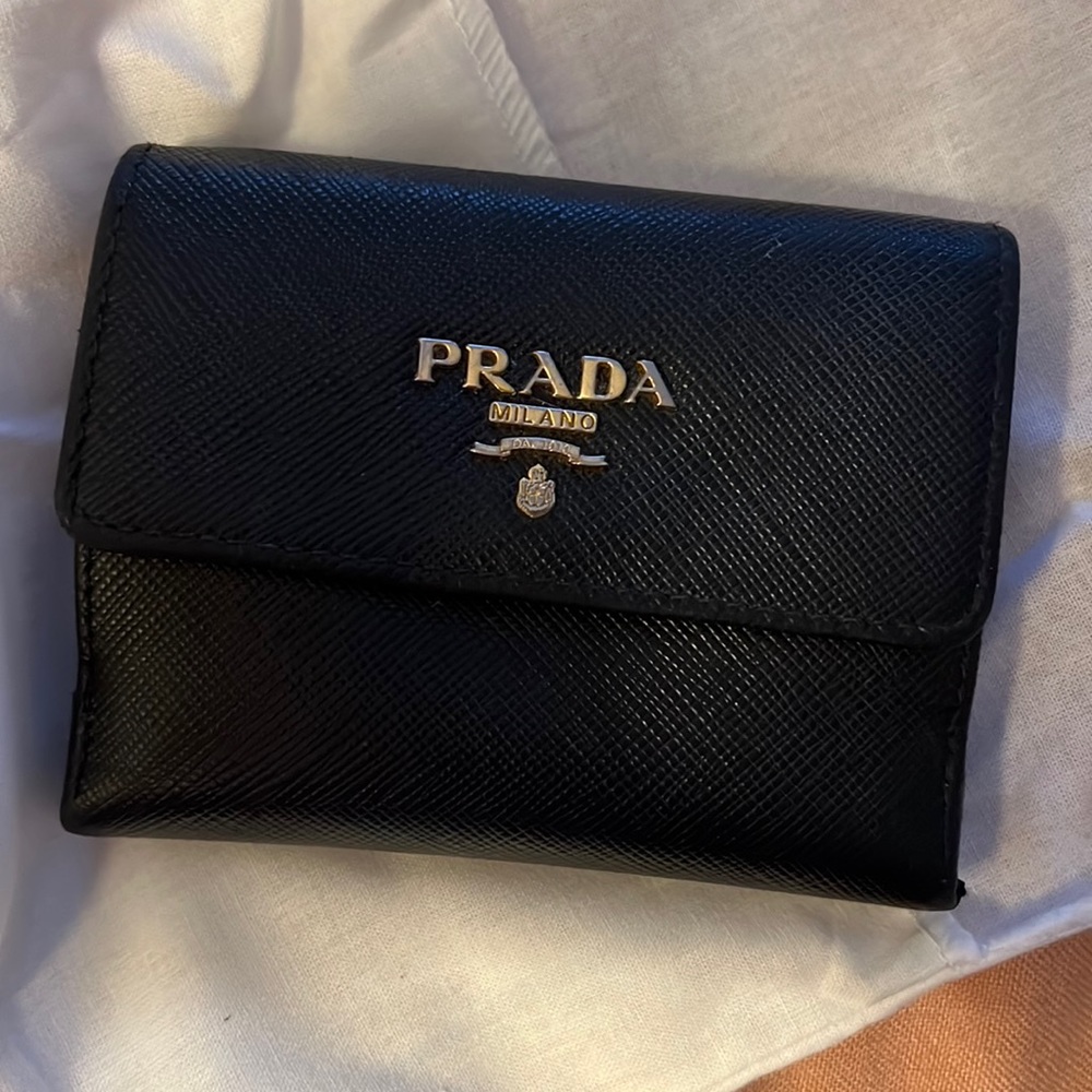 Black Prada wallet